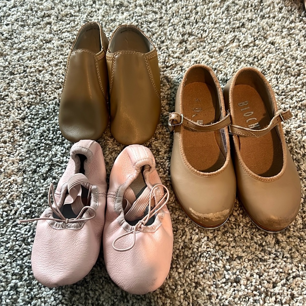 Size 10 | Tap, ballet and jazz shoes